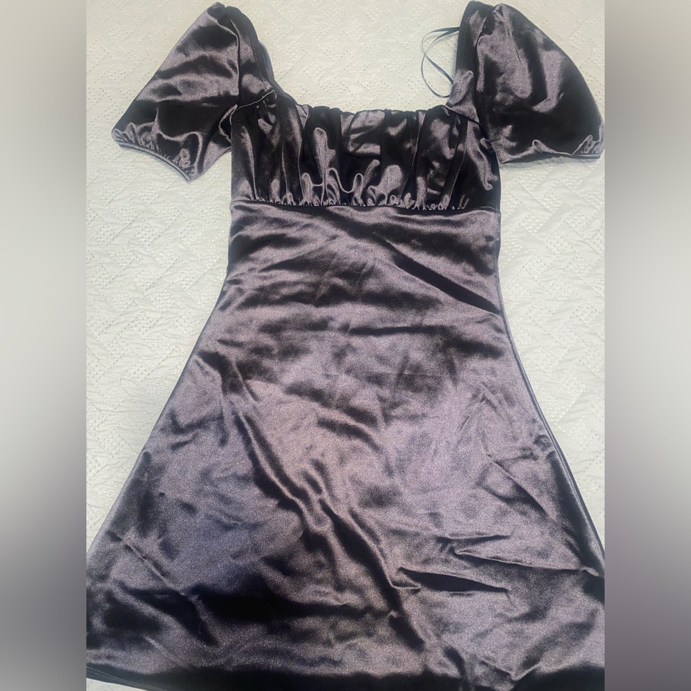 H&M brown mini dress
